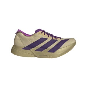 ADIDAS ADIZERO ADIOS PRO 4 MEN - Sand / Rich Purple / Gold Metallic - JR7410